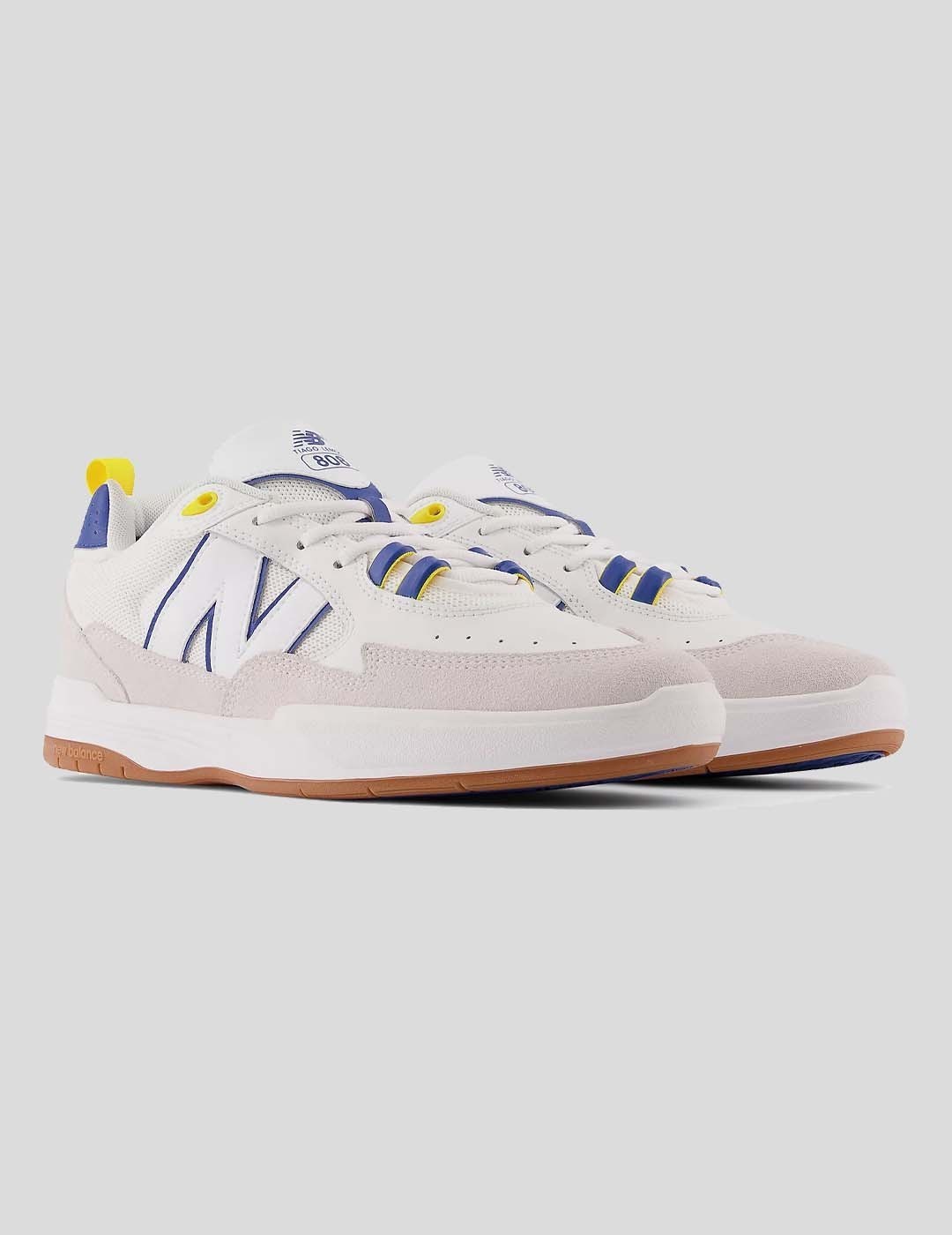 Zapatillas skate NEW BALANCE NUMERIC tiago lemos 808 white/blue